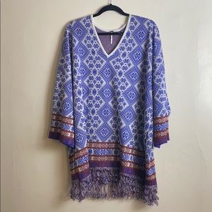 Free People Boho Chic Fringe Tunic NWOT